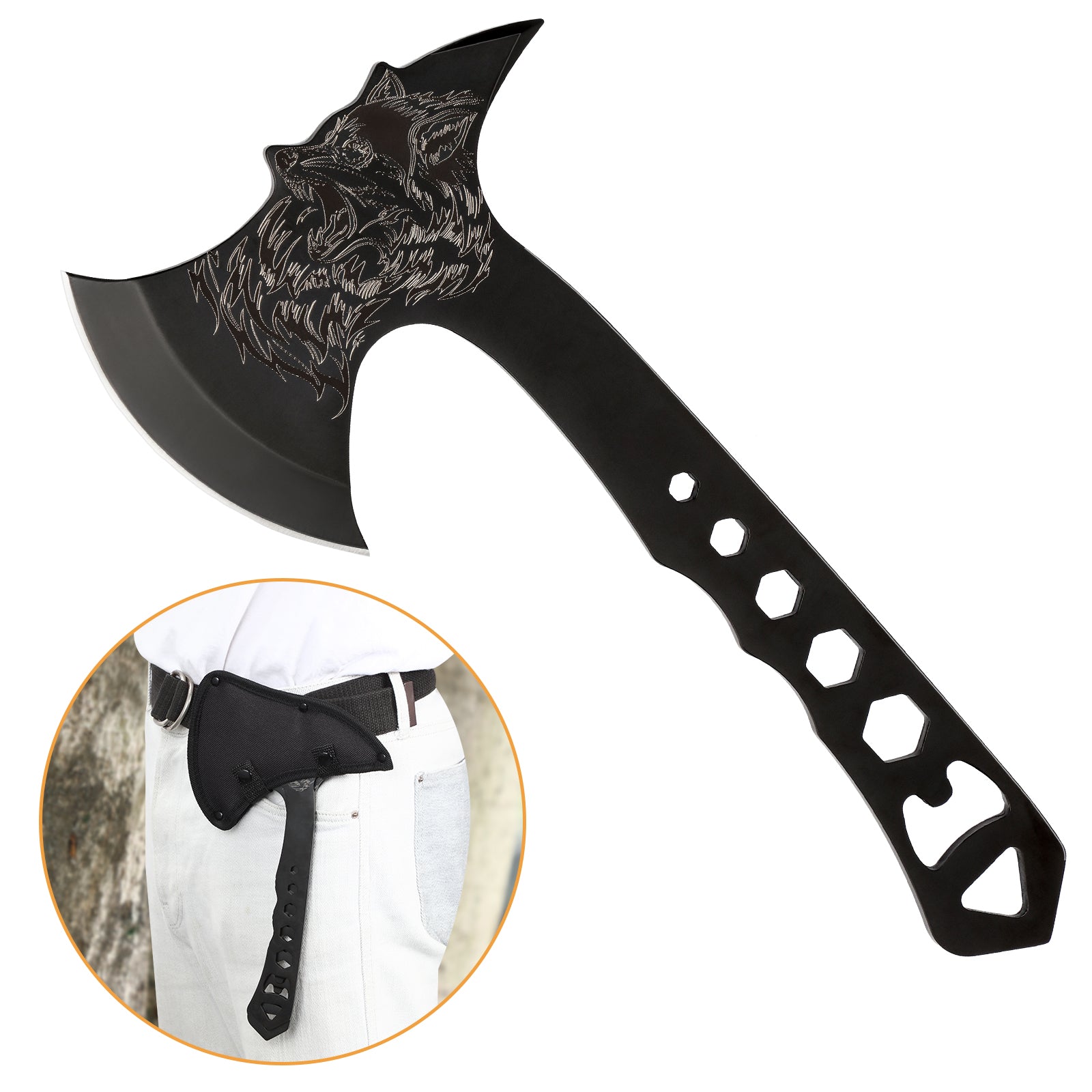 Precision Strike 3-Pack Throwing Axe & Tomahawk Set | 10" Competition-Grade Throwing Hatchets with Integrated Bottle Opener