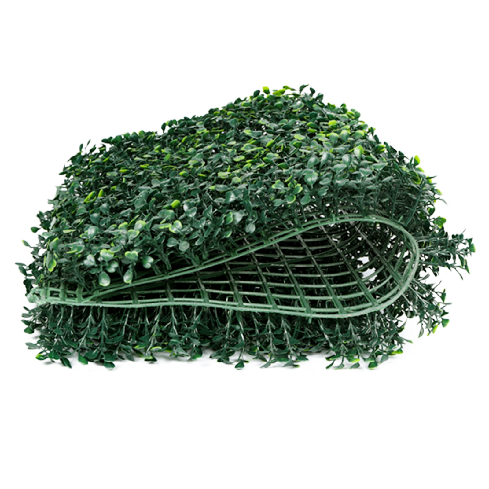 Artificial Green Wall Panel - 4-layer Leaves, 17"x 13" Grass Wall Panel, Artificial Green Wall Panel Boxwood Privacy Fence Screen Sun Protection, Suitable for Both Outdoor and Indoor Decoration