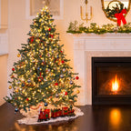 6.6FT Christmas Tree Lights with 400 LED Warm White - 16 Lines Waterfall String Lights for Holiday Decor