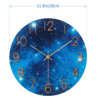 12 Inch Wall Clock, Accurate Decorative Clocks, Silent Non Ticking Easy to Read Wall Clock for Bedroom/Living Room/Kitchen
