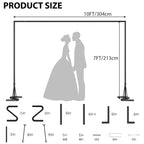 10-Foot Background Support Frame in Black Finish