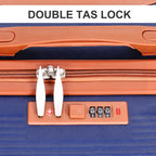 3pcs Hard Shell Luggage Suitcase Set, Carry On Trolley Case With TSA Lock