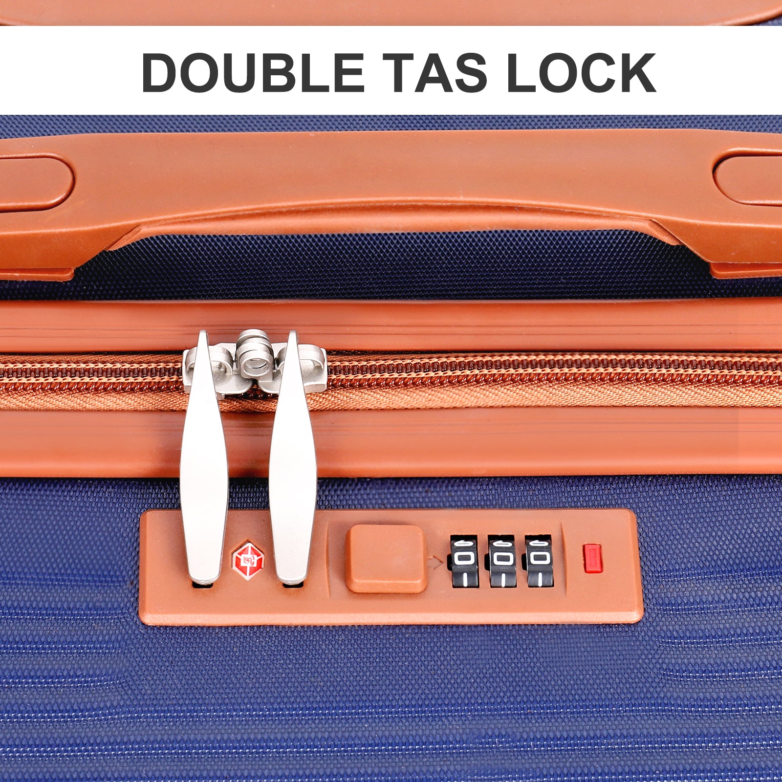 3pcs Hard Shell Luggage Suitcase Set, Carry On Trolley Case With TSA Lock