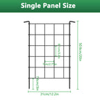 28 pieces garden fence, rust proof metal fence, farmland fence, small animal barrier, animal fence, used for garden decoration, park small animal barrier protection, vegetation protection