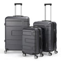 3 Piece Luggage Sets Carry On Hardshell Travel Suitcase Spinner Wheels TSA Lock