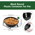 50-Pack Disposable Pet Feeding Bowls with Stand - 32 oz Paper Dog Dishes for Small to Medium Dogs - Travel Water & Food Bowls