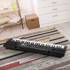 Piano Keyboard for Beginners, 61 Keys Portable Electronic Digital Piano with Microphone & LCD Screen, Learning Educational Music Keyboard Piano Gifts