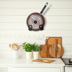 Universal Pot & Pot Lid Organizer for Cabinet, Pan Lids Organizers Inside Cabinet Door Wall Mount Pots Top Storage Rack Holder for Kitchen