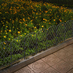 Arched Decorative Garden Fence - Metal Animal Barrier Edging Panels