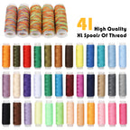 200-Piece Deluxe Sewing Kit - Professional Accessories with 41 XL Thread Spools - Portable Repair Kit for Travelers & Beginners