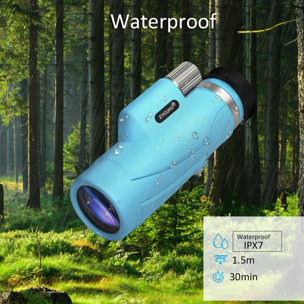 High-Performance 10x42 Monocular - Professional Grade Single-Eye Telescope for Stargazing and Wildlife Observation - Portable Outdoor Optics for Travel and Nature Viewing