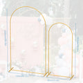 Serenity Arc Backdrop Set | 2-Piece Minimalist Gold Metal Wedding Arches