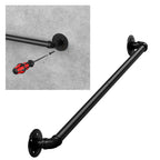 Industrial Pipe Handrail | Heavy-Duty Wall-Mounted Safety Rail for Indoor & Outdoor Steps
