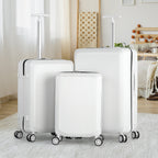 3 Piece Carry on Luggage Set Hardshell Suitcase Spinner Lightweight W/ TSA Lock
