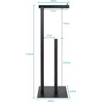 Stealth Series Freestanding Toilet Paper Tower | Minimalist Bathroom Tissue Hub