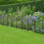Arched Decorative Garden Fence - Metal Animal Barrier Edging Panels