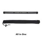 Disassembled Portable Bow Saw, Lightweight Aluminum Frame Camping Hand Saw with Storage Bag for Outdoor Wood Cutting