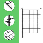 28 pieces garden fence, rust proof metal fence, farmland fence, small animal barrier, animal fence, used for garden decoration, park small animal barrier protection, vegetation protection