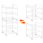 Kitchen Wrap & Foil Organizer Rack (2-Pack) - Stackable Storage Holder for Aluminum Foil and Plastic Wrap