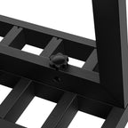 Portable Soccer Rebounder Board with Adjustable Angles Foldable Wall Kick for Control Soccer Back Trainer Soccer Training Equipment for Passing, Shooting, Ball Control, Agility & Reflex Skill Drills,Black
