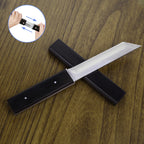 Handcrafted Samurai Tanto Knife with Wooden Sheath - Professional Fixed Blade Decorative & Functional Knife