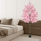 Sakura Dream 6ft Artificial Cherry Blossom Tree | Lifelike Faux Silk Plant in Nursery Pot