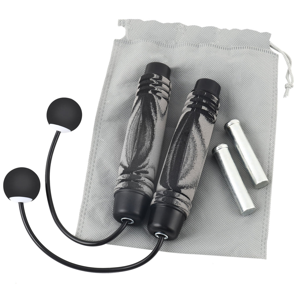Ropeless Training Jump Rope with Weighted Handles for Fitness and Exercise