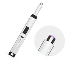 Rechargeable Electric Candle Lighter - USB Flameless Plasma Arc Lighter with Safety Lock & Battery Indicator
