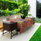 Boho Style Tablecloths for Tablecloths, Sofa Covers, and Floor Mats, Suitable for Kitchen and Dining Room Use in Day-to-day Themed Party Decorations, Festivals and Special Events