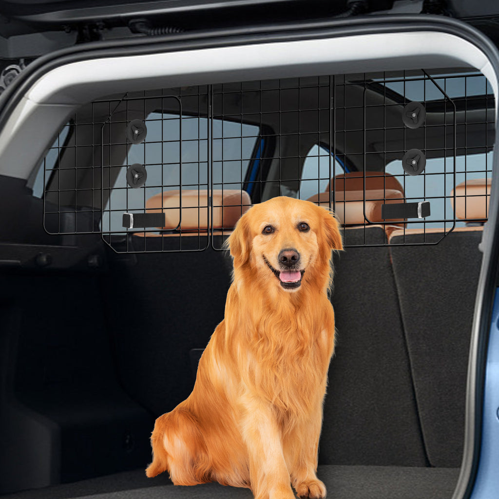 Road-Ready Pro Dog Barrier | Universal Adjustable Wire Mesh Safety Guard for SUVs & Trucks