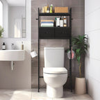 Over The Toilet Storage Cabinet - Freestanding Bathroom Organizer with Drawer