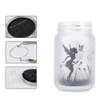 DIY Solar Hanging Mason Jar Lights Holiday Decor Lantern