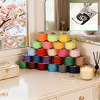 12 Colour Sewing Thread Set, 27.5 Yard Thread Set and 33 Yard Spool Spool Including 16 Spools and Set Ruler Needle Sewing Machine Needle Sewing Needle Sewing Thread