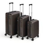 Trolley Case 3-Piece Hardside Lightweight Spinner Luggage Bag Set with TSA Lock