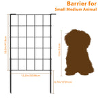 10 Pack Metal Decorative Garden Fencing, High-Grade Wire Border for Flower Beds & Landscaping