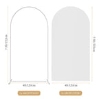 7. 3FT Wedding Balloon Arch Stand w/Spandex Arch Cover for Wedding Birthday Party