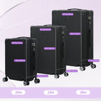 3 Piece Sets Suitcase Luggage set Spinner Carry on