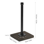 An industrial wind black kitchen countertop paper towel rack, kitchen practical simple style countertop paper towel rack
