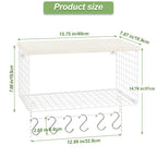 Wall-Mounted Rustic Floating Bathroom Shelves with Integrated Towel Bar and Storage Rack, Black Wood and Metal Over-Toilet Organizer for Kitchen or Bedroom
