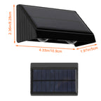 8 Pack Solar Wall Lights Outdoor Warm White Downlights Waterproof LED Dusk to Dawn Solar Lights for House Number, Patio, Porch, Address Sign