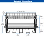 2-Tier Power Tool Organizer, Wall-Mount Drill Holder with Storage Basket for Garage & Workshop
