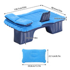 Inflatable Car Air Mattress - Portable Camping Bed for Back Seat - Universal SUV Travel Bed with 2 Pillows & Foot Pier Support