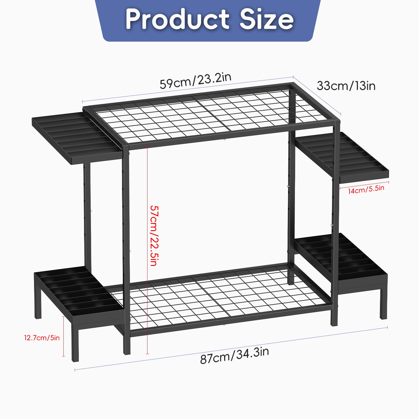 Independent Garage Ski and Snowboard Floor Organizer - Heavy Duty Vertical Storage Stand for 6 Pairs of Skis and Gear - Ideal Gift for Winter Sports Enthusiasts
