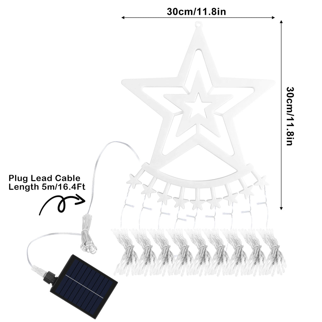Solar Pathway Lights Bulbs Solar Garden Stake Lights with 8 Lighting Modes for Lawn Patio Yard Walkway (Multicolored)