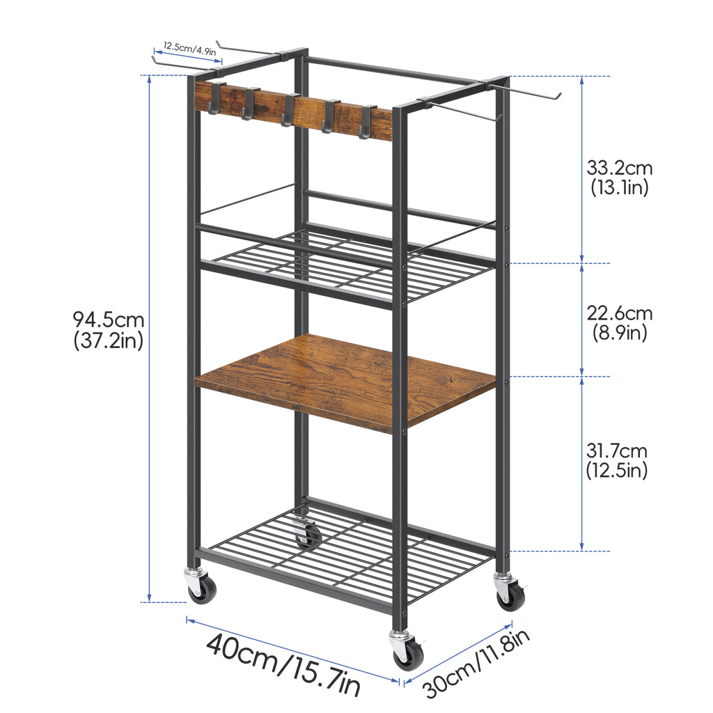 Home Gym Storage Rack, Heavy Duty Yoga Mat Holder Workout Equipment Storage Organizer Weight Rack with Hooks & Wheels for Dumbbells Kettlebells Dumbbell Yoga Block Foam Rollers Yoga Strap Resistance Bands, Fitness Exercise Equipment