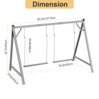 Chicken Perch & Swing Set - Durable Chicken Roosting Bars for Coop Accessories & Activity Play Toys