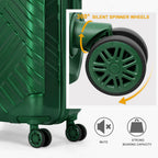 Luggage Hard shell Suitcase 3 Piece Set with TSA Lock Spinner Wheels 20/24/28in