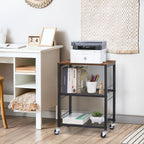 3-Tier Rolling Utility Cart | Mobile Kitchen & Beverage Station with Lockable Wheels
