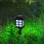 12-Pack Solar Pathway Lights, Waterproof Cold White LED Walkway Lamps for Yard, Driveway & Patio