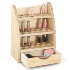 Natural Wood Aromatherapy Bottle Display and Organizer Stand